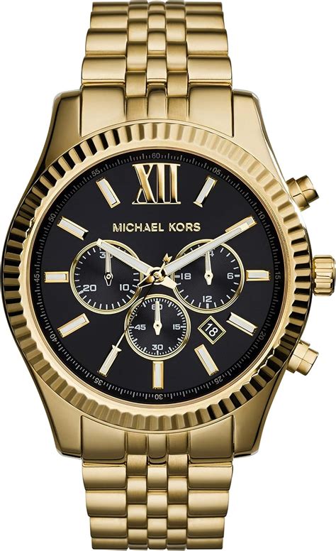 michael kors herrenarmbanduhr leder|Michael Kors watches men.